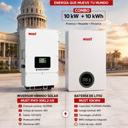Kit Must de inversor híbrido 10kw y Batería 10kw - Img 56361498