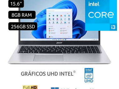 ⛔⛔ACER Laptop Acer Intel Core i3 8GB 256 GB SSD Aspire 3 11° Gen 15.6''NUEVAS EN CAJA ☎️ 55514877☎️ - Img main-image