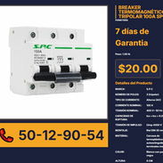BREAKER TERMOMAGNÉTICO TRIPOLAR 100A SPC - Img 56830182