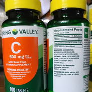 Vitamina C 500 mg 100 tabletas Spring Valley - Img 56289421