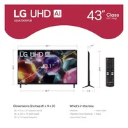 TELEVISORES LG DE 43” 4K UHD SMART TV|SELLADOS EN CAJA(52971024) - Img 45105486