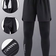 Licra larga con short deportivo para hombres - Img 57720203