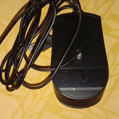 Mouse cableado LENOVO negro y rojo - Img 123978380
