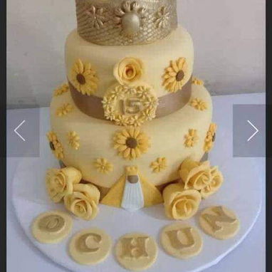 CAKES PARA SANTOS UNICOS DE MERENGUE Y FONDANT - 5/10