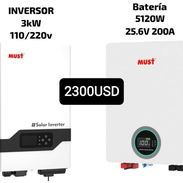 PACK DE BATERÍA E INVERSOR MUST - Img 54859870