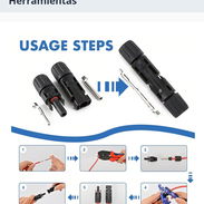 Conectores Solares Mc4 Kite de 8 + 2 Herramientas - Img 53800950