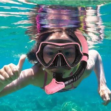 2 Modelos/Máscara y Snorkel para hacer buceo/Snorkeling - Img 96016868