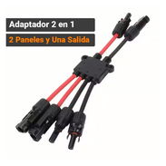 Conectores de Cable de Panel Solar Mc4, Conector Y 2 Salidas, 2 Paneles Una Conexión - Img 57917244