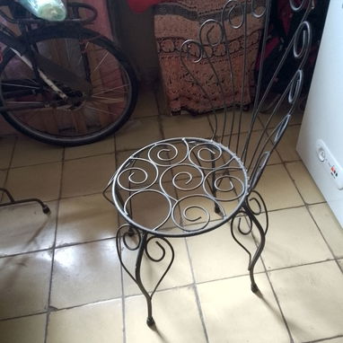 🌠🚨< MESA DE HIERRO Y 4 SILLAS >🚨🌠🧨 - Img 122038193