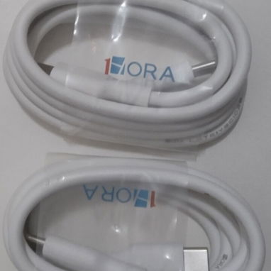 CABLE TIPO C A TIPO C 3A CARGA RÁPIDA Y TRANSFIERE DATOS MIDEN 1 METRO (MARCA 1HORA) NEGROS , BLANCOS Y ENMALLADOS. - 2/3
