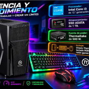 PC nueva y sellada: i3-12100, MSI H610M-G, 8 GB DDR4, SSD 1 TB, fuente 500 W, Windows 11 y kit RGB - Img 58352463