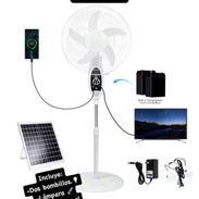 75usd💵🔥 - 🌬️Ventilador Recargable 18” pulgadas de pedestal Gold Crow ➕ Lampara recargable💡 de 8 a 12 horas de uso ⚡️ - Img 55474053