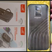 🚨 DOMICILIO GRATIS🛵⚡🔋POWER BANK MARCA KINGMOX 2 EN 1, capacidad 40000 mah(148Wh)(es pesado) Super carga de 22.5W - Img 52916404