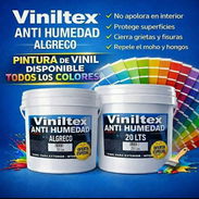PINTURA VINIL ACRÍLICA PARA PAREDES INTERIORES Y EXTERIORES ANTIHUMEDAD ORIGINAL SELLADA NACIONALIDAD ESPAÑOLA - Img 57598114