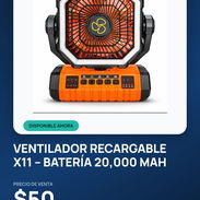 🔥 *OFERTAS DISPONIBLES EN VENTILADORES* Y VENTILADORES RECARGABLES - Img 57673322