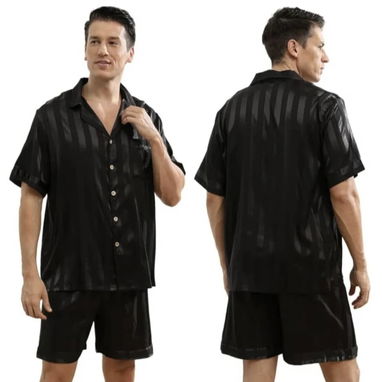Pijama para hombre de saten talla 2xl - 2/2