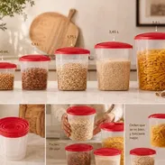 Set de Pozuelos Herméticos Cuadrados – 5 Piezas  💲12 USD. Organiza tu cocina de forma práctica y bonita. 📞56249037 - Img 55425714