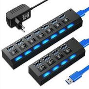 Hub USB 3.0 – 7 Puertos con Switch - Img 57598145