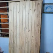 Puerta de madera con marco - Img 45443705