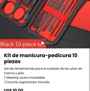 Kit de manicura-pedicura 10 piezas. Nuevo - Img 50229954