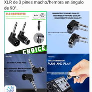 Adaptador TELE a XLR macho/hembra 90° - Img 51414672