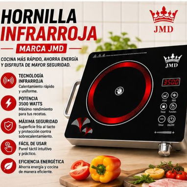Ventiladores, hornilla infrarroja, reina, arroceras, batidora, freidora de aire. - Img 123058805