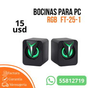 Bocinas para PC RGB FT-25-1 - Img 55628413