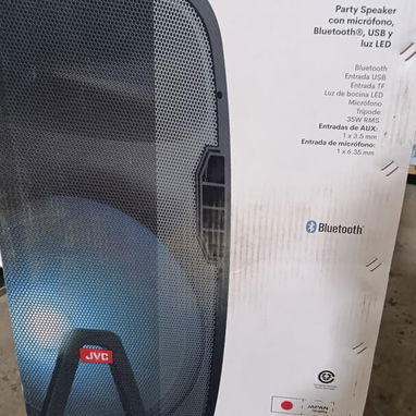 🔈AMPLIFICADO 🔈 PARLANTE BLUETOOTH 15″ JVC – 35W RMS TRIPODE - MICRÓFONO. MENSAJERÍA-FACTURA Y GARANTÍA. TLF 54833699 - 4/4