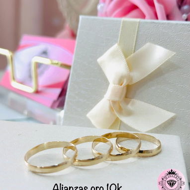 Alianzas de hombre de oro 10k originales calidad garantizada - Img 127555930
