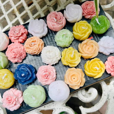 Velas artesanales para cualquier ocasión 🤍🌸✨ - 7/8