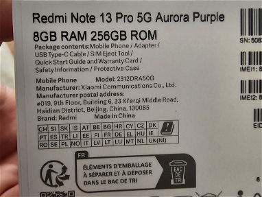 Xiaomi Redmi Note 13 Pro Dual 6.67" 200MP 8Gb/256Gb Sellado en caja+Garantia 52905231 - Img 62495165