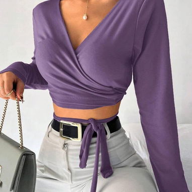 Blusas magas largas elegantes - 2/10