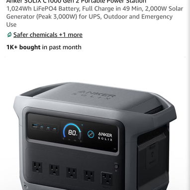 ⚡ ESTACIÓN DE ENERGÍA ANKER SOLIX C1000 GEN 2 ⚡ - 3/3