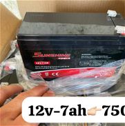 Baterías 12V/7A de 9A para UPS-Backups con garantía y factura - Img 46098320