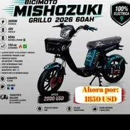 Llegó la bicimoto mizhozuki grillo de 60AH. super potente y de 45Ah - Img 55869885