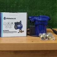 Presurizador Grimax* Motor: Cobre Potencia: 145W Caudal max: 35L/min Tamaño Entrada/Salida: 3/4" Altura maxima: 9m Pr - Img 58375193