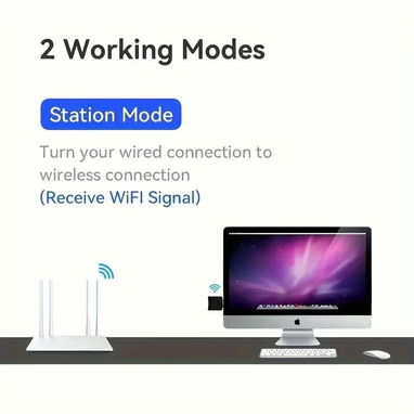 📡 Adaptador WiFi USB – 300Mbps | Plug & Play - Img 102144702