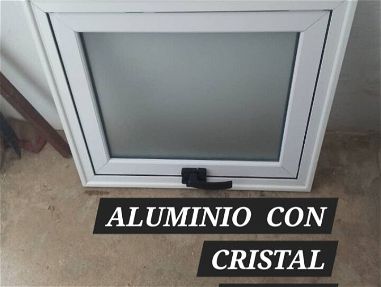 VENTANAS DE ALUMINIO CON CRISTAL Y ALUMINIO COMPLETA - Img 67245857