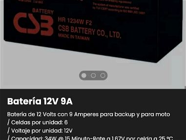 Batería 12V 9A(,hola) - Img main-image