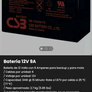Batería 12V 9A(,hola) - Img 45468694