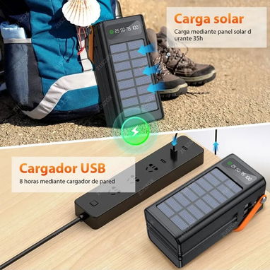 Cargador portátil de 80000 mAh para teléfono, ventilador, etc - 4/6