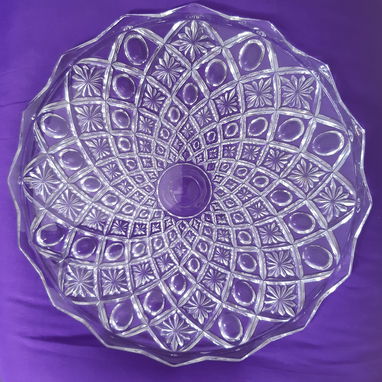 Cristal con forma de corazón y base/bandeja1 de cristal - 2/2