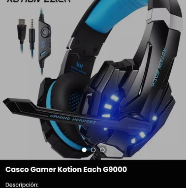 Audífonos tipo casco Gamer Kotion Each G9000 y G2000 - Img 82558596