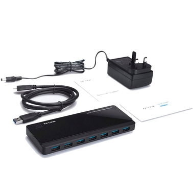REGLETA ORICO Y TP LINK Hub De 7 Puertos Usb 3.0 Hasta 5 Gbps - Img 82309901