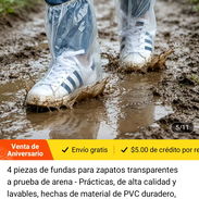 Cubre zapatos desechables para la lluvia - Img 56880307