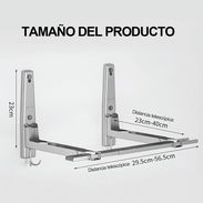 Soporte micro - Estante para horno microondas, estante de cocina, cocina de acero inoxidable 304 plegable para microonda - Img 54257324