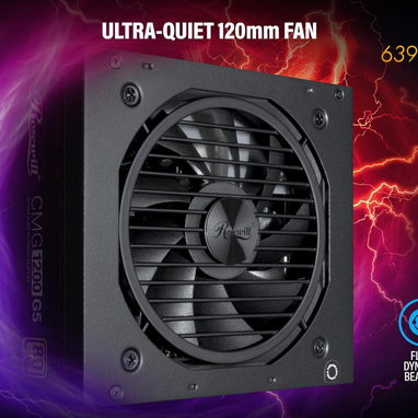 🚨🚨-63987670-Fuente ROSEWILL CMG1200 G5, 1200W/100A, 80+ ORO, Full modular, NUEVA en caja🚨🚨 - Img 113525152