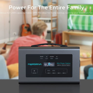 💡627.2WH💡ESTACÍON DE ENERGÍA MARSRIVA 1200/600W - 627WH. MENSAJERÍA CON FACTURA Y GARANTÍA. 📲 54833699 - Img 124089381