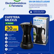 Cafetera eléctrica 6 tazas Milexus - Img 51123655