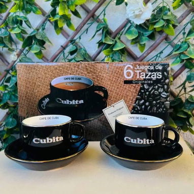 Set de tazas Cubitas para café expresos y capuchinos. Contamos con mensajería - Img 121575936